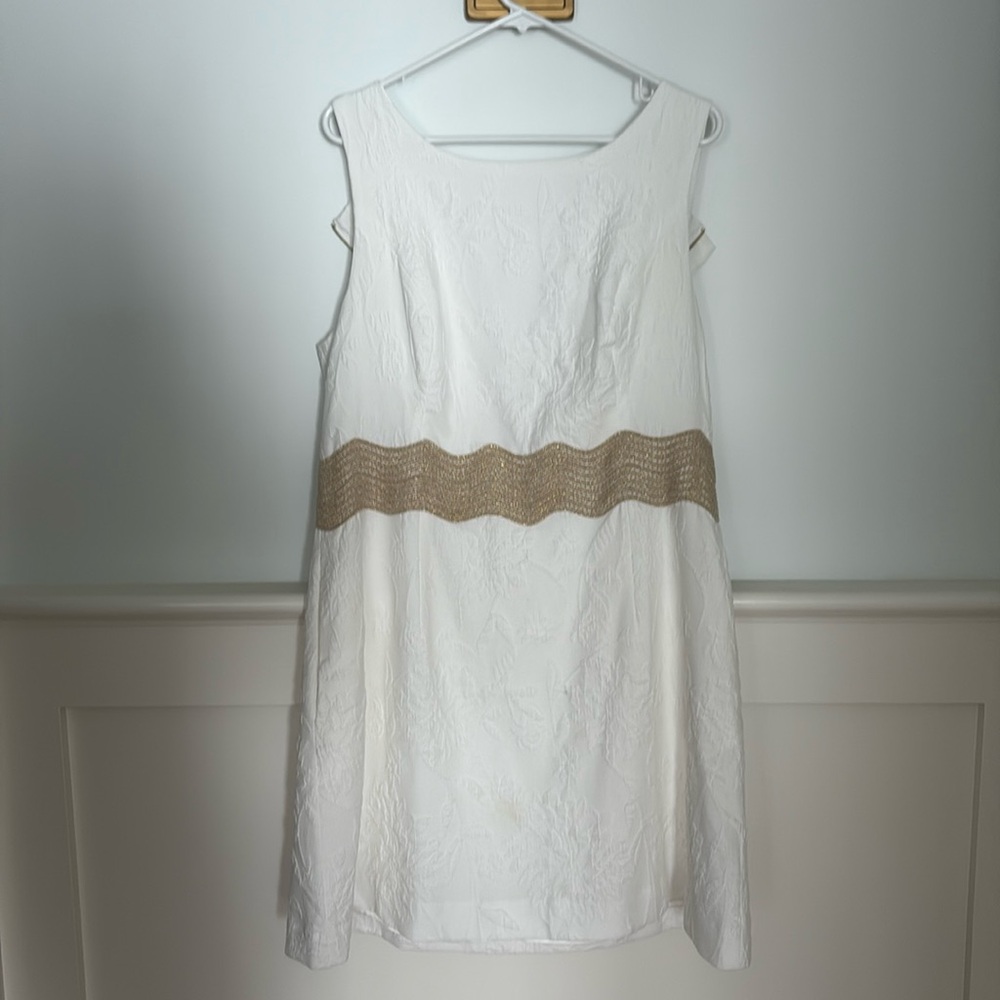 Lilly Pulitzer Siarra Sleeveless  Dress Jacquard in Materiel